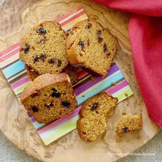 Roasted Pumpkin Olive Oil Bread