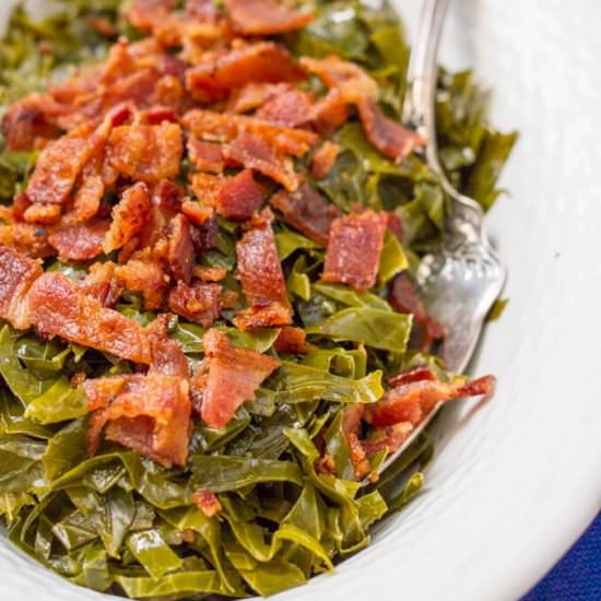 Quick Southern collard greens