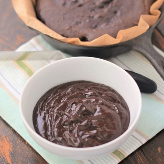 Dairy Free Chocolate Ganache Icing