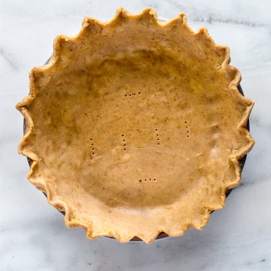 3 Ingredient Gluten Free Pie Crust