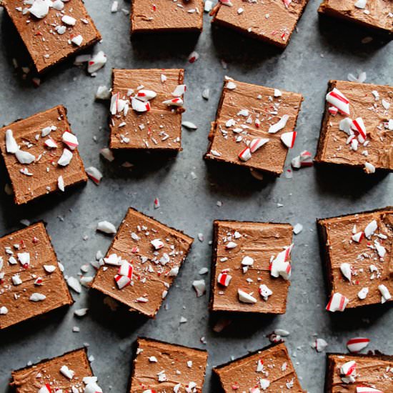 Peppermint One Bowl Brownies