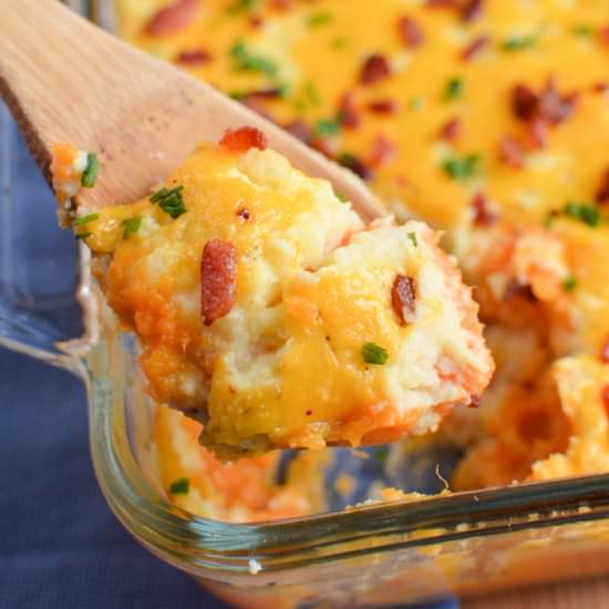 Layered Mashed Potato Casserole