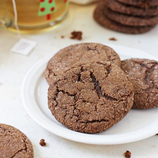 chewy gingerbread cookies