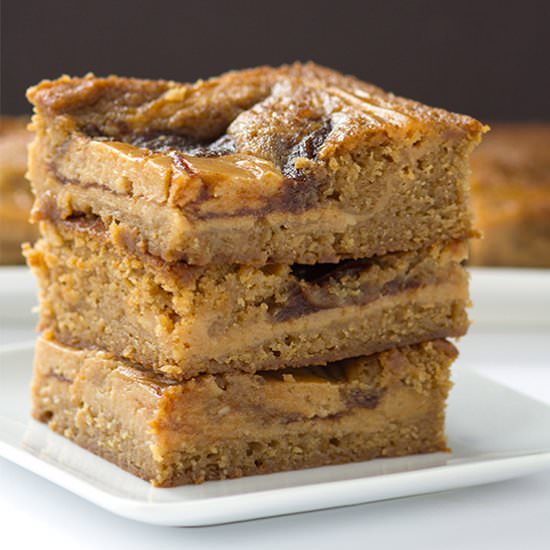 Apple Butter Cheesecake Blondies