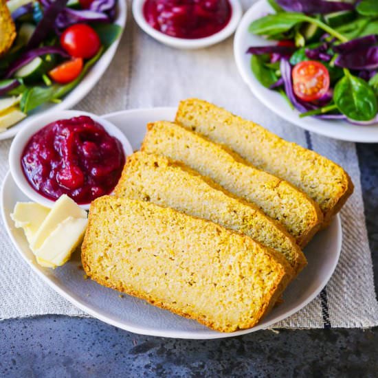 Savoury Pumpkin Oat Bread (GF)