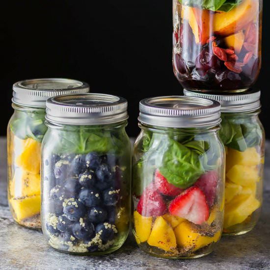 5 Make Ahead Breakfast Smoothies
