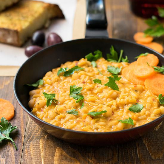Traditional White Bean Risotto