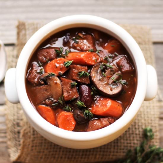 Seitan Bourguignon