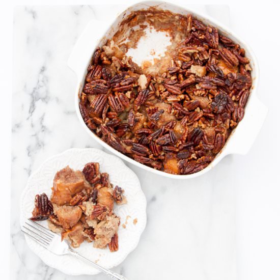 Pecan Pie French Toast Casserole