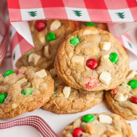 White Chocolate M&M Cookie