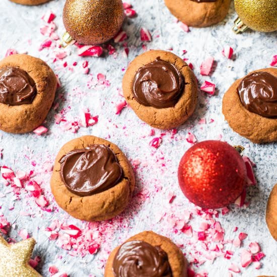 Peppermint Choc Gingerbread Cookies