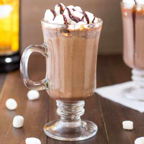 Spiked Mexican Hot Chocolate
