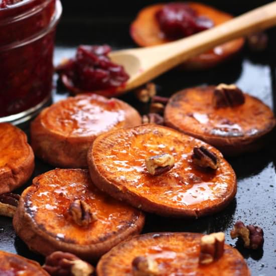 Roasted Sweet Potato Rounds