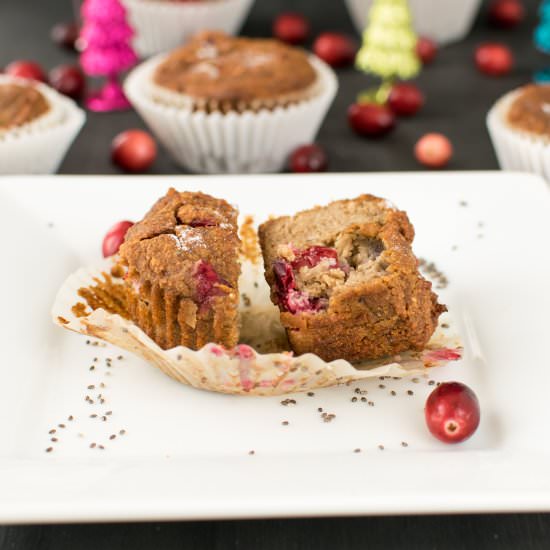 Cranberry Chia Muffins