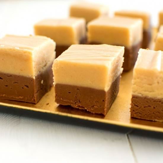 CHOCOLATE PEANUT BUTTER FUDGE