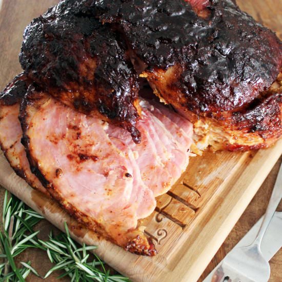 Easy Dry-Glazed Ham