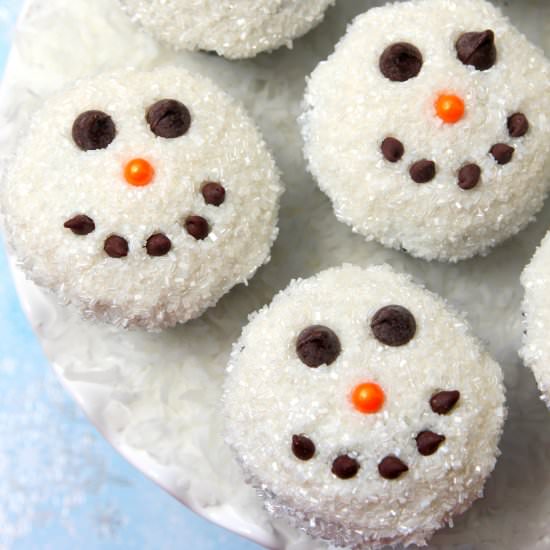 Snowman Cupcakes