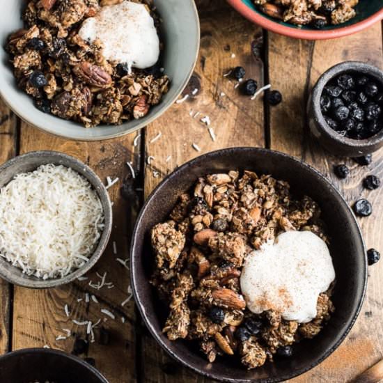 Chocolate Nut Superfood Granola