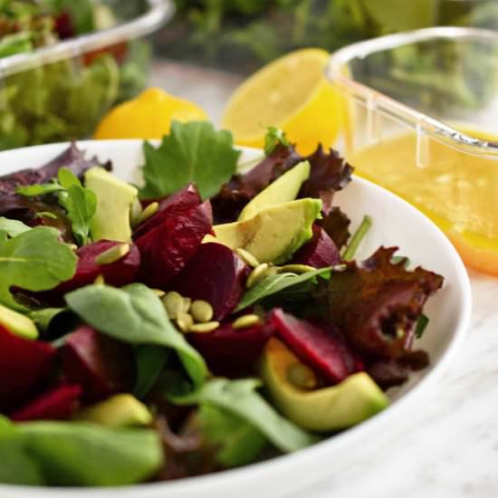 Arugula and Mixed Greens Salad