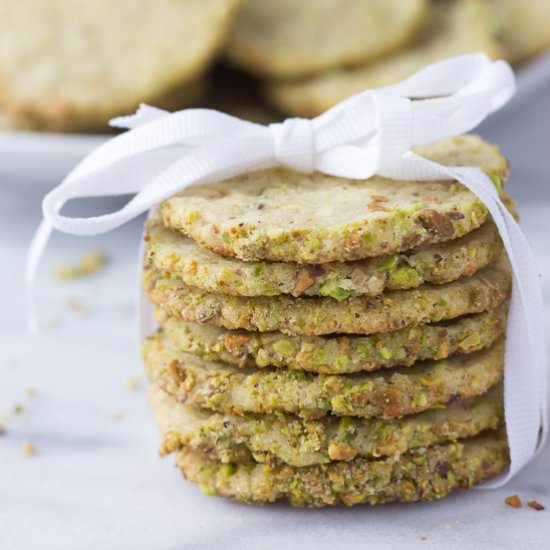 Pistachio Butter Cookies