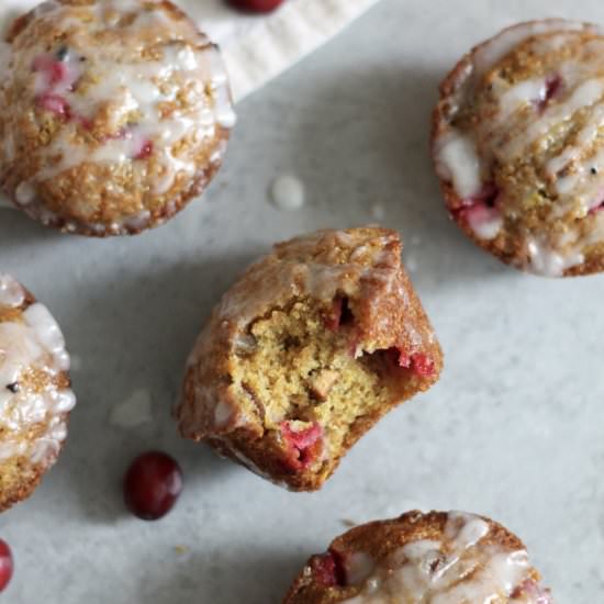 Cranberry Orange Pistachio Muffins