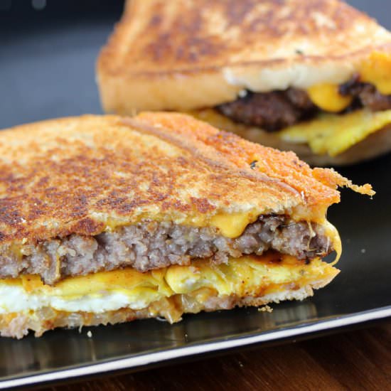 Breakfast Patty Melt
