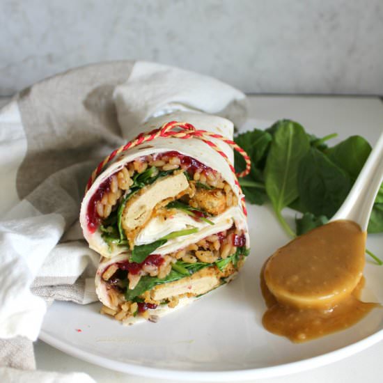 Vegan Thanksgiving Leftover Wraps
