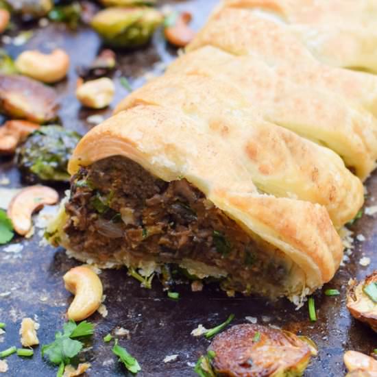 Asian Mushroom Wellington [vegan]