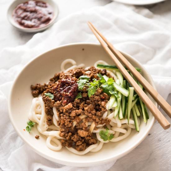 CHINESE PORK WITH NOODLES
