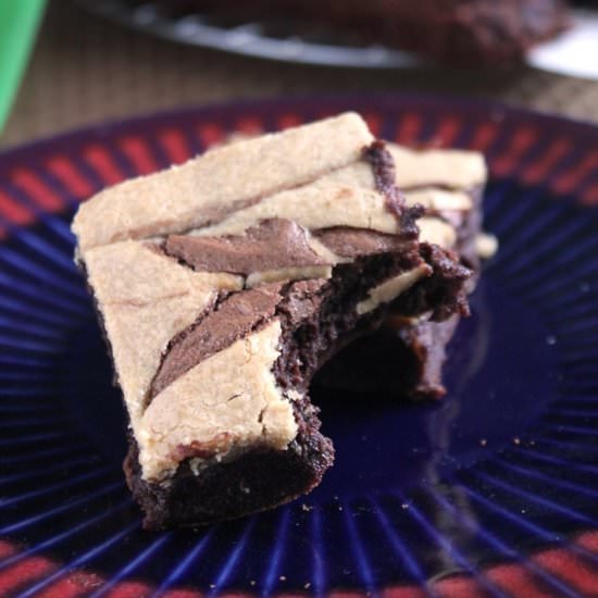 Gluten-Free Tahini Swirled Brownies