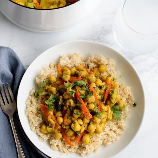 Vegan Chickpea Curry Recipe