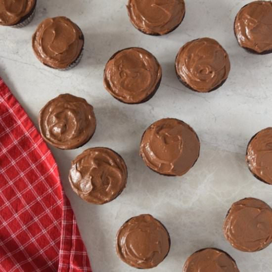 Malted Milk Chocolate Cupcakes