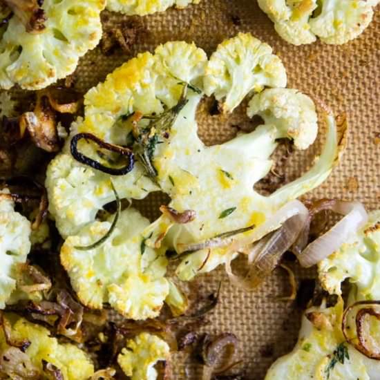 Garlic Herb Cauliflower