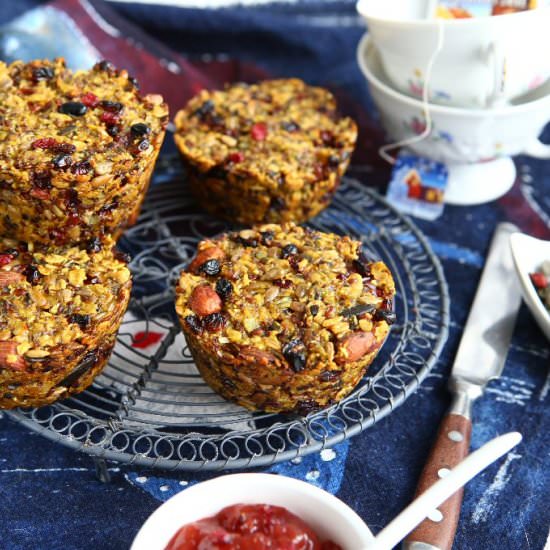 VGFSF Saffron and Barberry Muffins