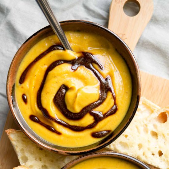 Carmel Apple Butternut Squash Soup