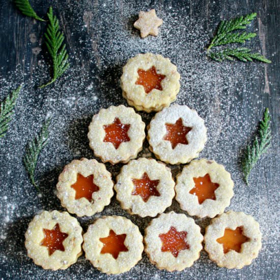 Orange, Honey & Pistachio Biscuit
