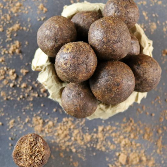 Slump Slaying Mocha Almond Bites