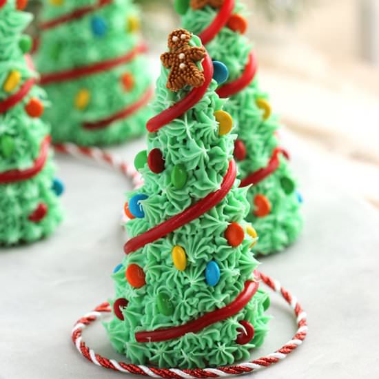 Sugar Cone Christmas Trees