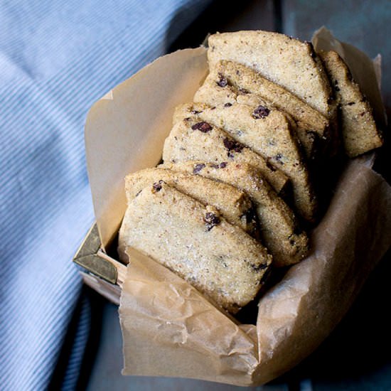 Almond Cacao Nib Cookies