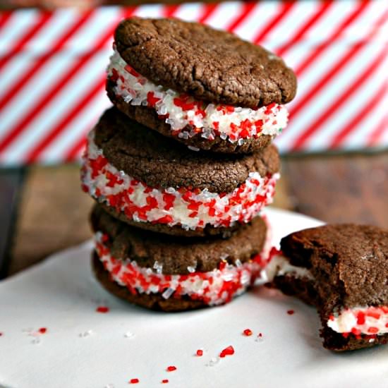 Homemade Peppermint Oreos