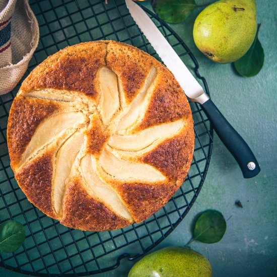 Pear Olive Oil cake