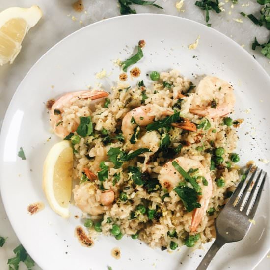 Prawn and Pea Risotto