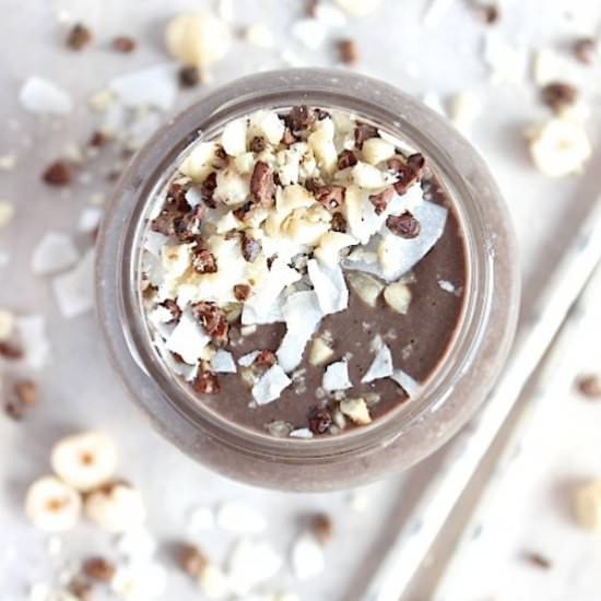 Chocolate Hazelnut Cream Smoothie