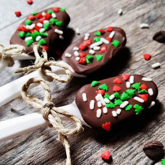 Chocolate PB Dessert Spoons