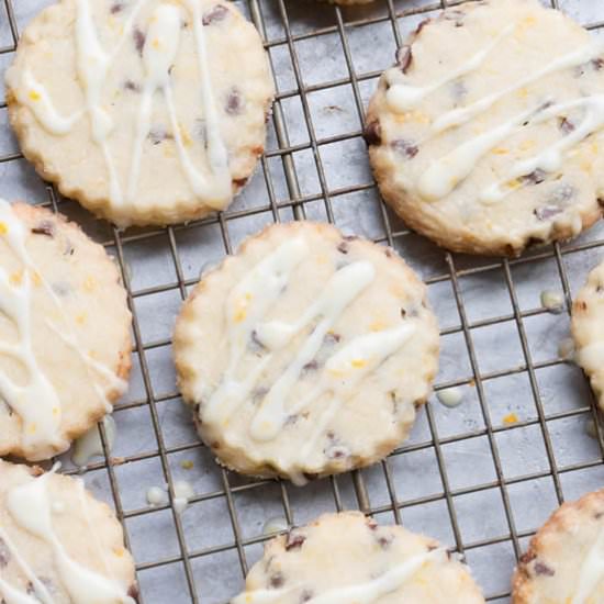Orange Chocolate Chip Shortbread