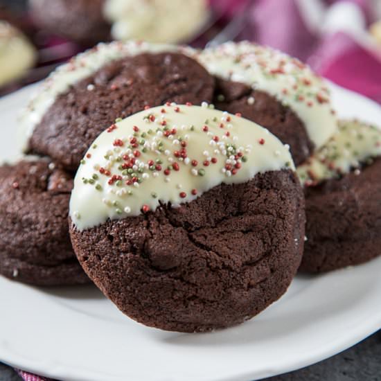 Peppermint Mocha Cookies