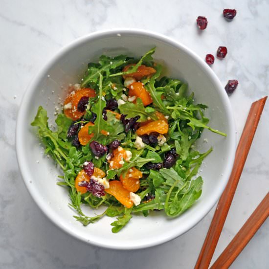 Mandarin Orange Arugula Salad