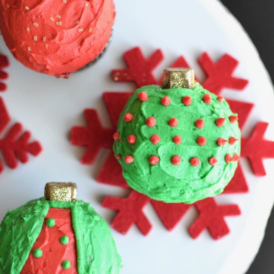 Ornament Cupcakes