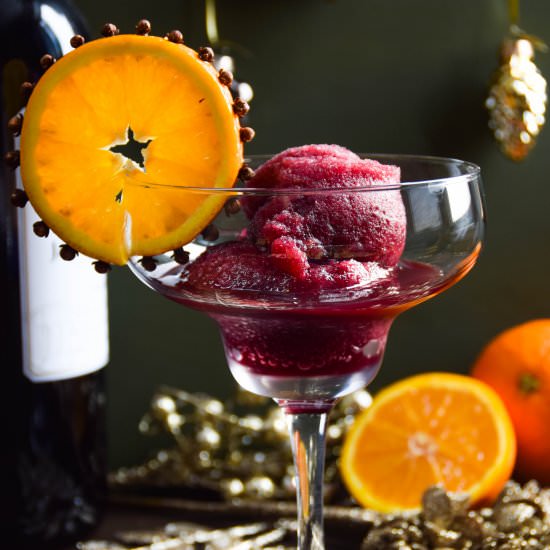 Mulled Wine Granita