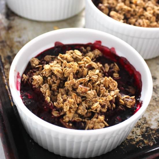 Healthy Raspberry Crisp